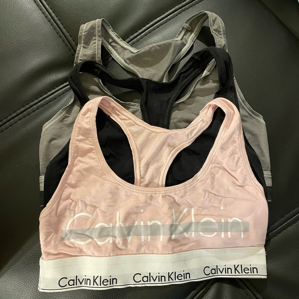 Calvin Klein Sports Bras - Pink, Black, Gray size S